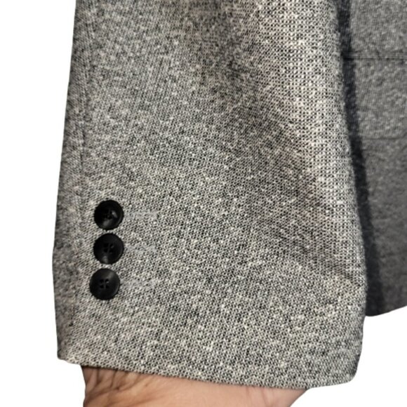 Classic WmH Leishman tweed suit jacket,size 44 R heather gray - Picture 2 of 8